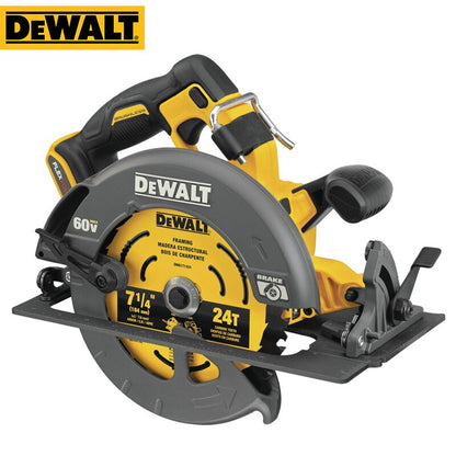 DEWALT DCS578B Circular Saw FLEXVOLT 60V MAX with Brake 7-1/4-Inch Compact Woodworking Plank Cutting Machine Electric Saw