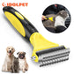 Pets Stainless Steel Grooming Brush double sided