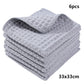 Homaxy 6pcs Microfiber Dishcloth Absorbent Soft Kitchen Towels