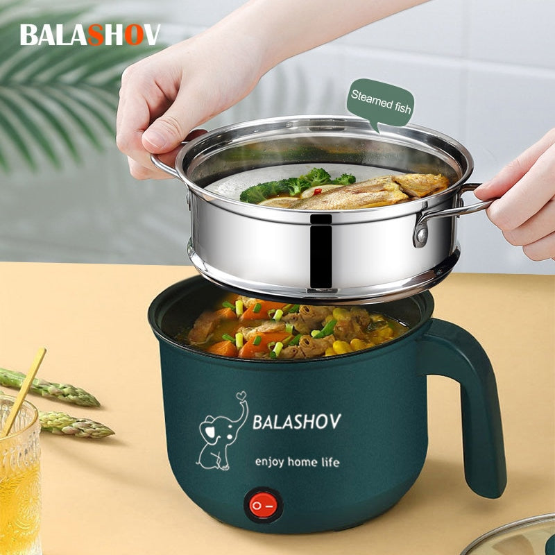 Mini Electric Cooker Non-stick Cooking 1.8L