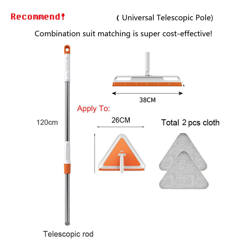 Silicone Scraper Broom Floor Cleaning Squeegee