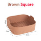 NEW Silicone Air Fryer Liner Basket Square Reusable Air Fryer Pot Tray