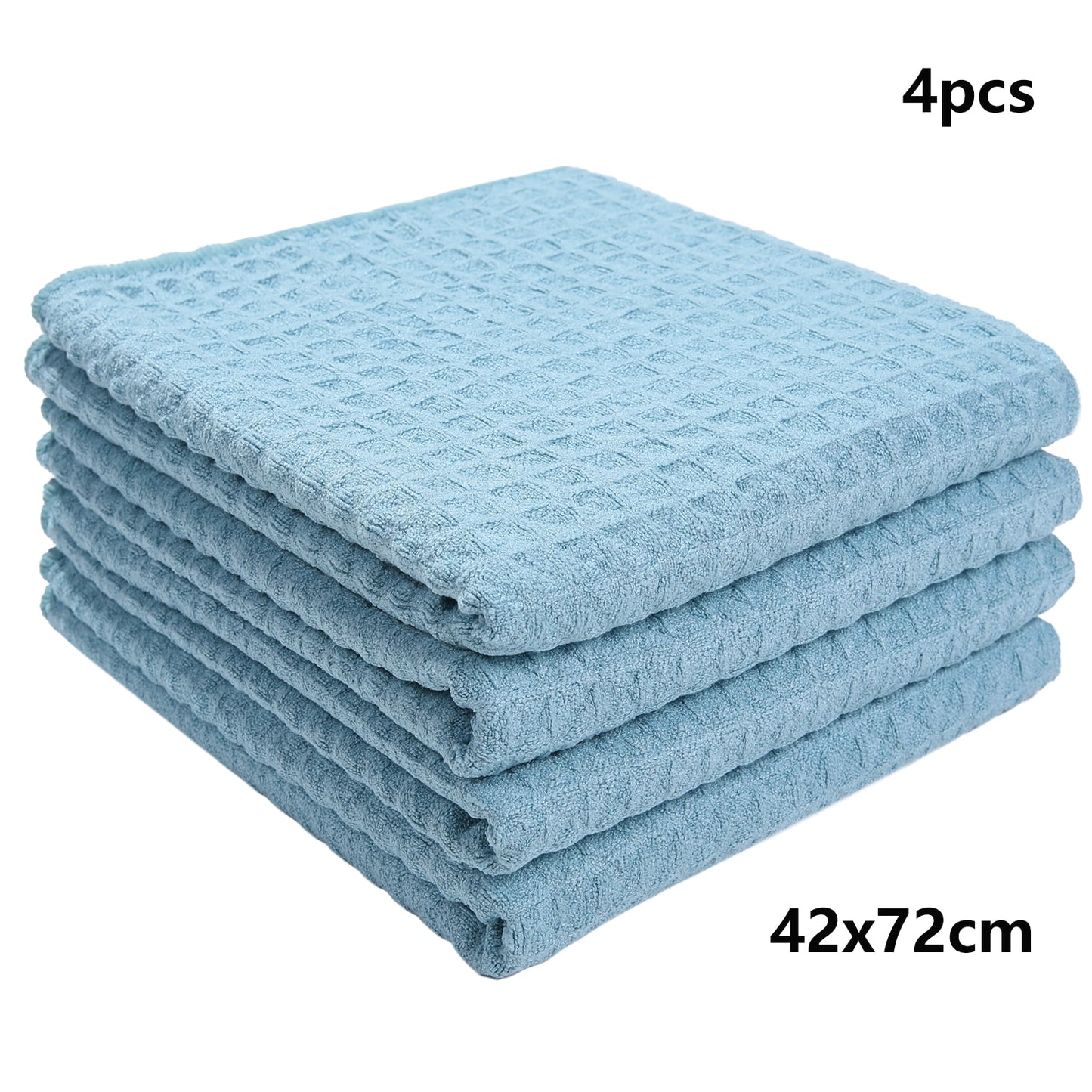 Homaxy 6pcs Microfiber Dishcloth Absorbent Soft Kitchen Towels