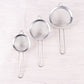 New 7/8/10/12/14/16/18/20/22cm Kitchen Stainless Steel  Optional Flour Tea Strainer Mesh Colander Sieve Filter Sifter