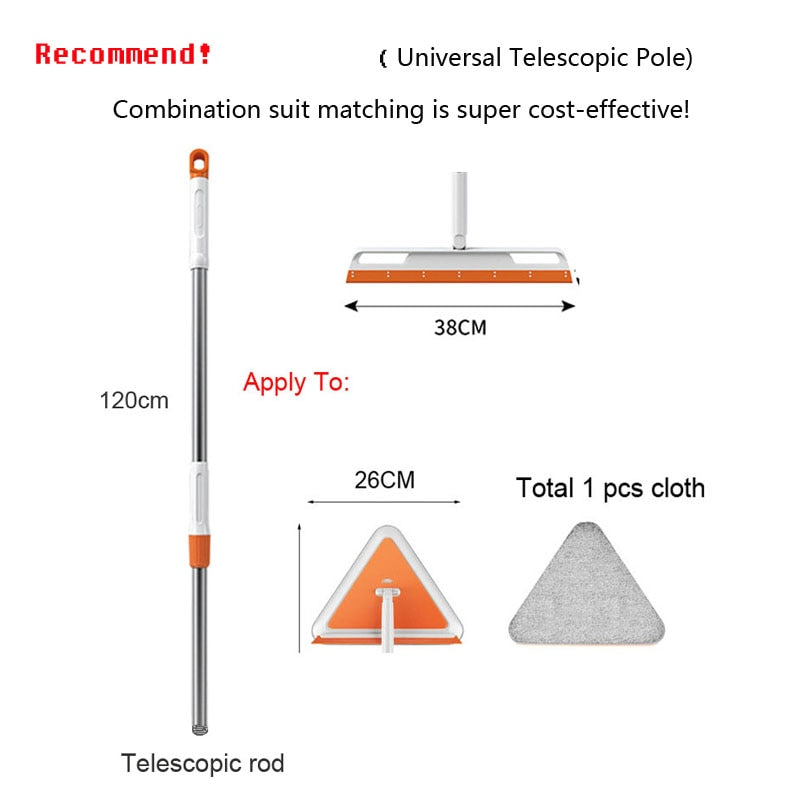 Silicone Scraper Broom Floor Cleaning Squeegee