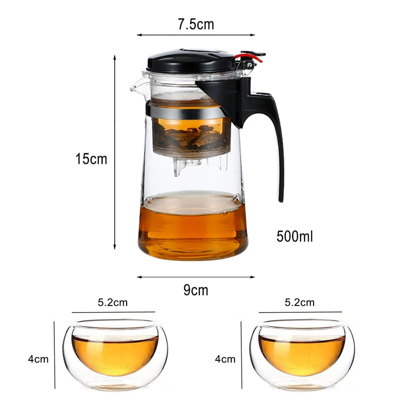 Tea Pots Heat Resistant Glass Tea Pot