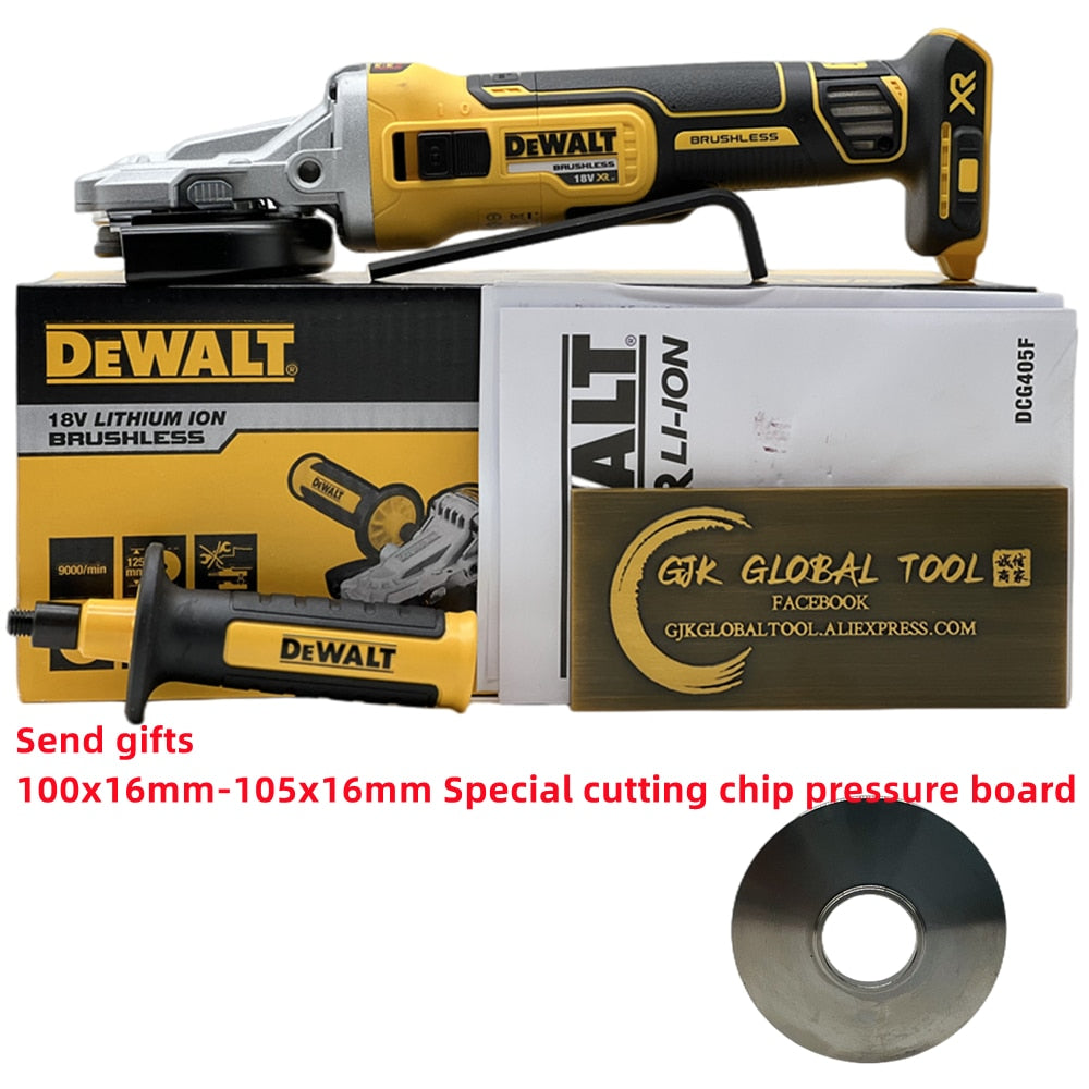 DEWALT DCG405FN DCG413F angle grinding machine 20V brushless motor cutting machine 100mm-125mm portable polishing tool charging