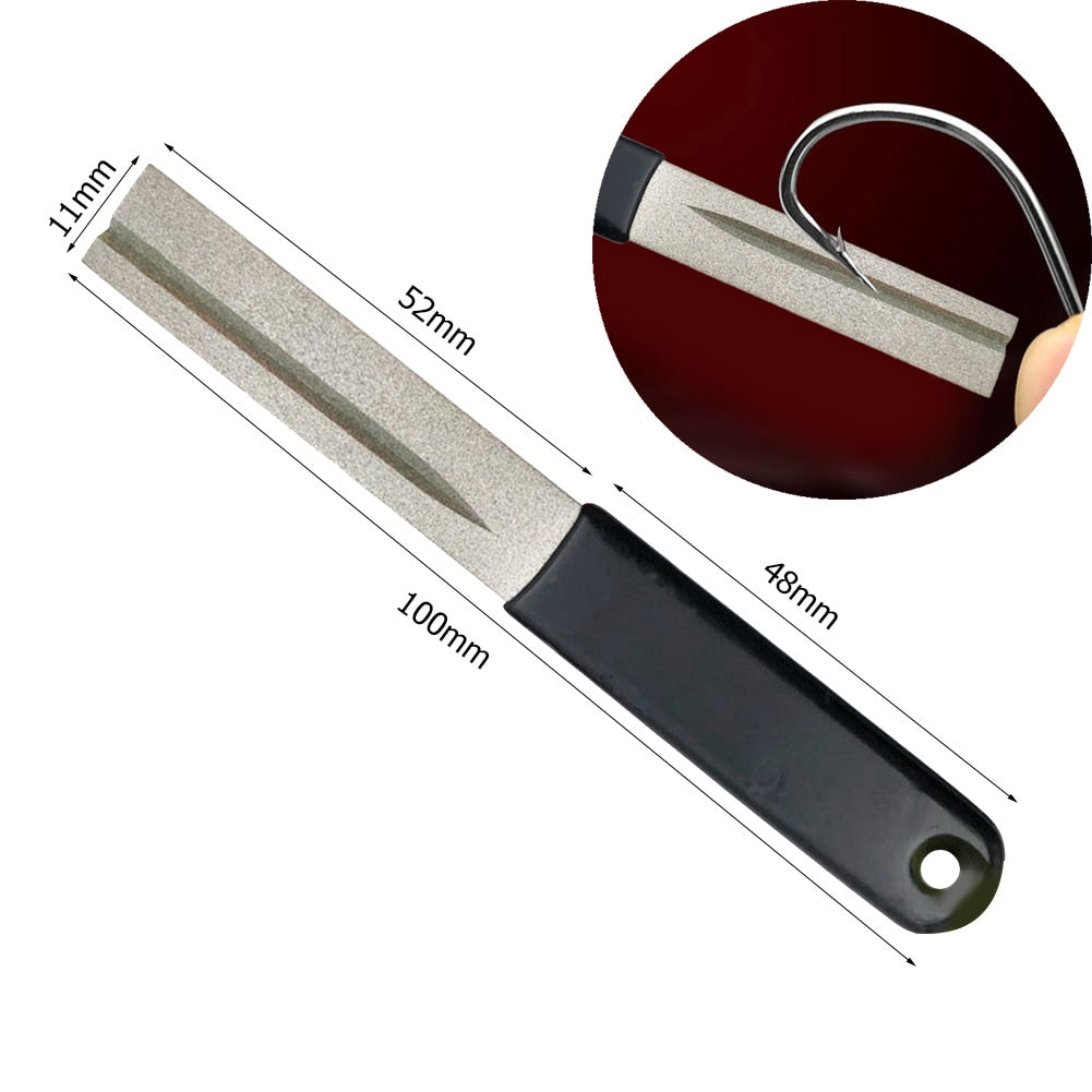 Portable Outdoor Double Groove Fishing Hook Sharpening