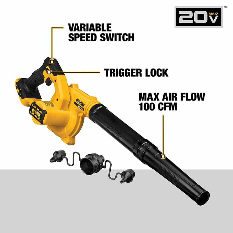 DEWALT DCE100 20V Compact Jobsit Blower Tool Only Dust Collector Home Computer Sootblower