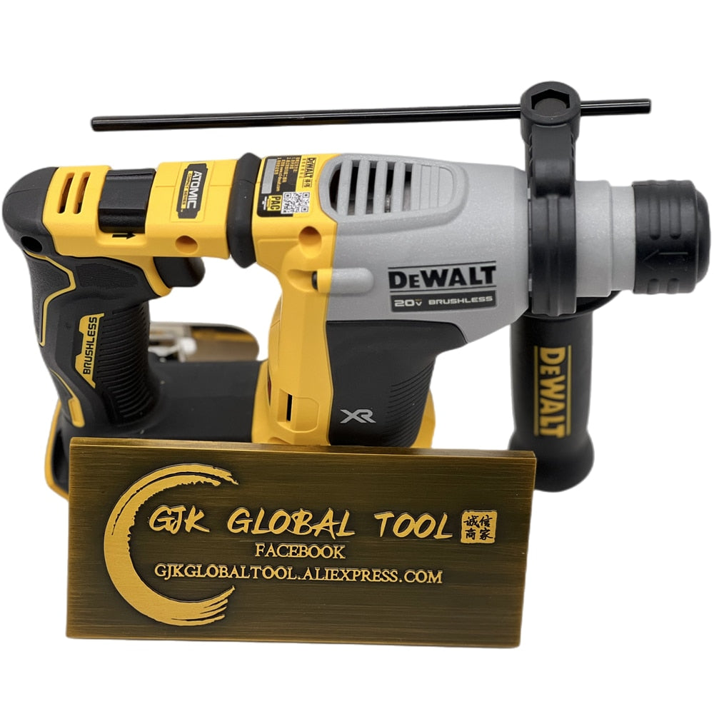 DeWalt Compact Hammer Cordless Rechargeable Hammer Drill 5/8 Inch 20V MAX Hammer Bare Metal SDS PLUS DCH172 Wireless Perforator